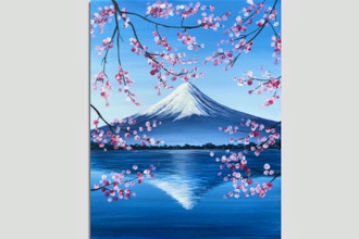 Virtual Paint Nite: Mt Fuji Reflection (Ages 13+)